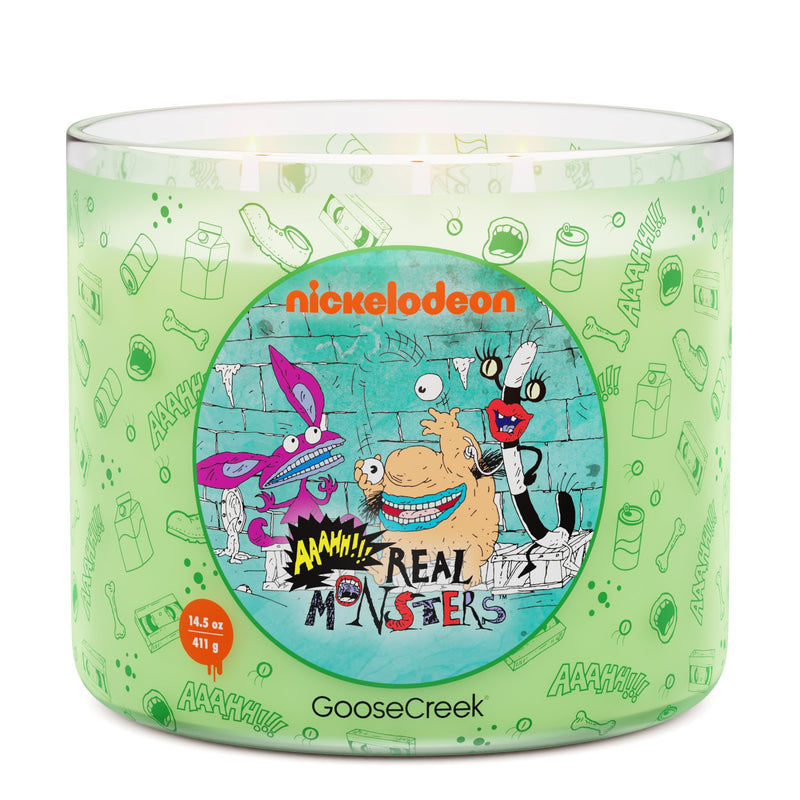 Aaahh!! Real Monsters Nickelodeon 3-Wick Candle M5
