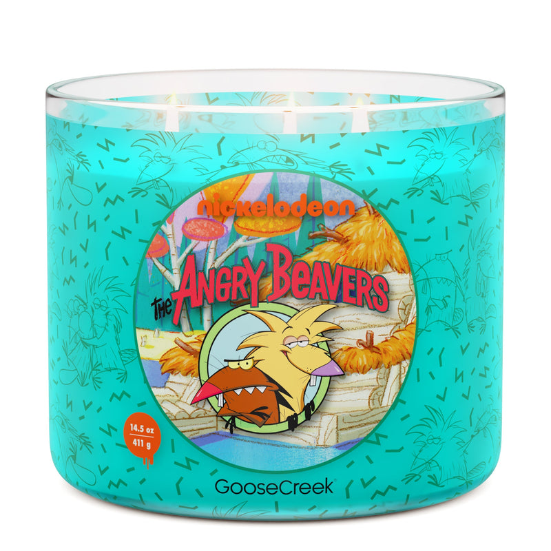 Angry Beavers Nickelodeon 3-Wick Candle B1